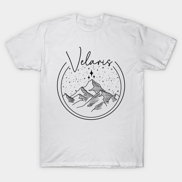 ACOTAR Velaris Logo T-Shirt by baranskini